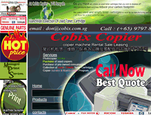 Tablet Screenshot of cobixcopier.com